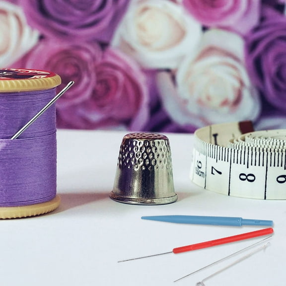 HEMOTON  4 PCS Bead Needles for Jewelry Making Sewing Easy Thread Beading