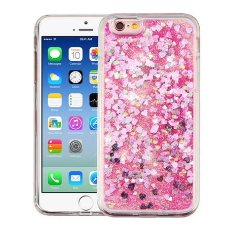 iPhone 6s case by Insten Luxury Quicksand Glitter Liquid Floating Sparkle Bling Fashion Phone Case Cover for Apple iPhone 6s / (Best Phone Cases For Iphone 6)