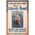 thumbnail image 2 of Winsor McCay 13x18 Gold Ornate Wood Frame and Double Matted Museum Art Print Titled - If You Can't Enlist, Invest - Buy a Liberty Bond - Defend Your Country with Your Dollars (1918), 2 of 4