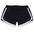 thumbnail image 2 of FNNMNNR Women Sports Yoga Runner Shorts Waistband Drawstring Hot Pant Club Wear, 2 of 4