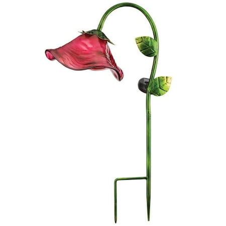 regal art and gift 10912 20 quot x 10 quot pink bell flower regal art and gift solar light