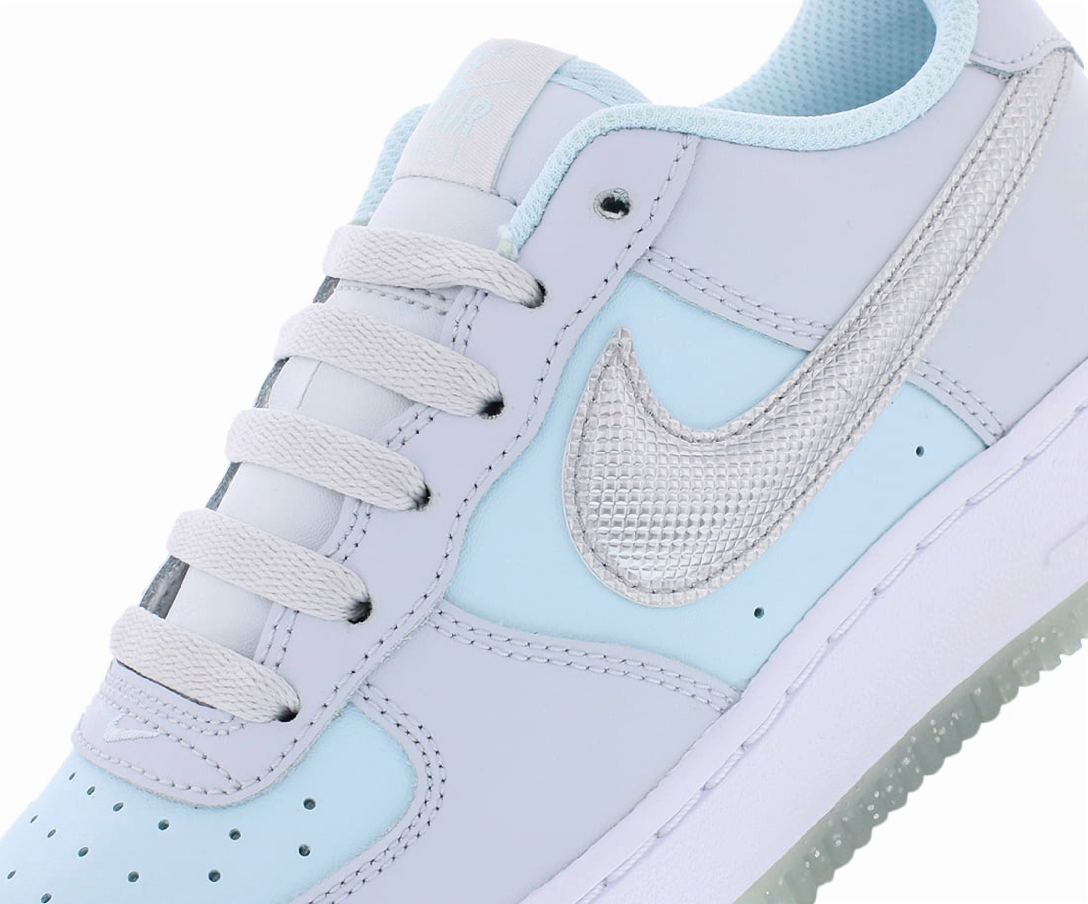 Big Kid's Nike Air Force 1 BG Pure Platinum/Metallic Silver (HQ3249 043) - 7