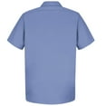 thumbnail image 3 of Red Kap Men's Short Sleeve Wrinkle-Resistant Cotton Work Shirt, 3 of 4