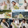 thumbnail image 5 of Yellow Lemon Cooling Blanket,Lightweight Breathable Summer Throw Blanket with Double Sided Cold Effect,Spring Botanical Leaves Fruit Farmhouse Picnic Blankets Bed Sheet for Hot Sleepers 60"x80", 5 of 8