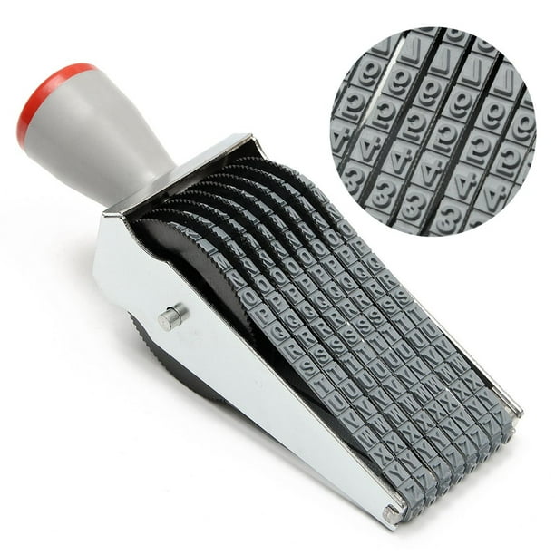 Personalize English Alphabet Letter Number Rolling Rubber Stamp Decor Gift DIY Walmart.ca