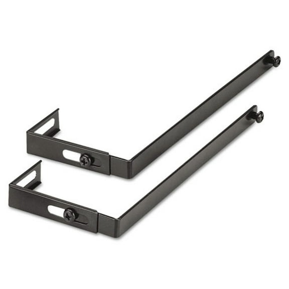 Universal Adjustable Cubicle Hangers Easy Use, Black, 2 Count