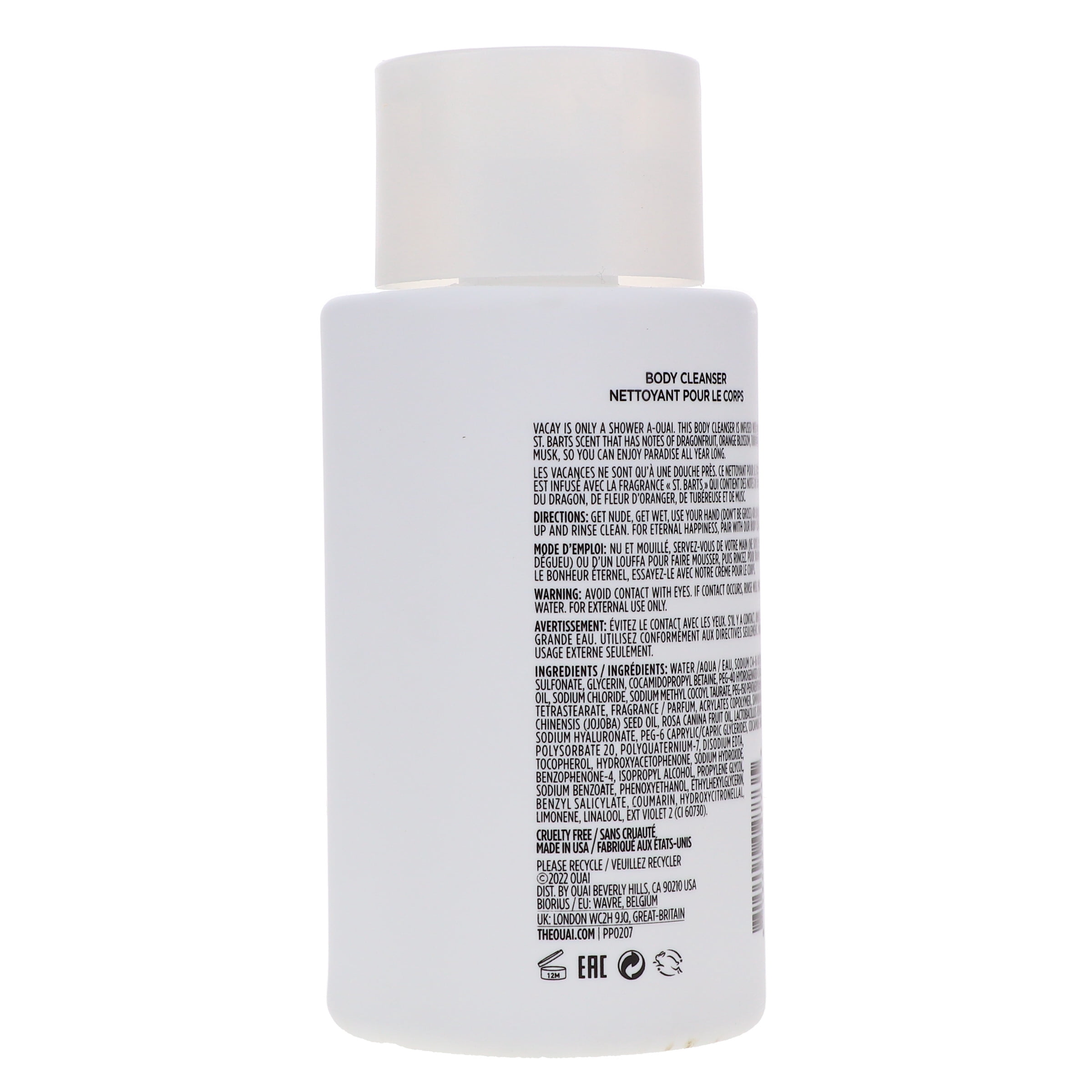 OUAI Body Cleanser St. Barts 10 oz