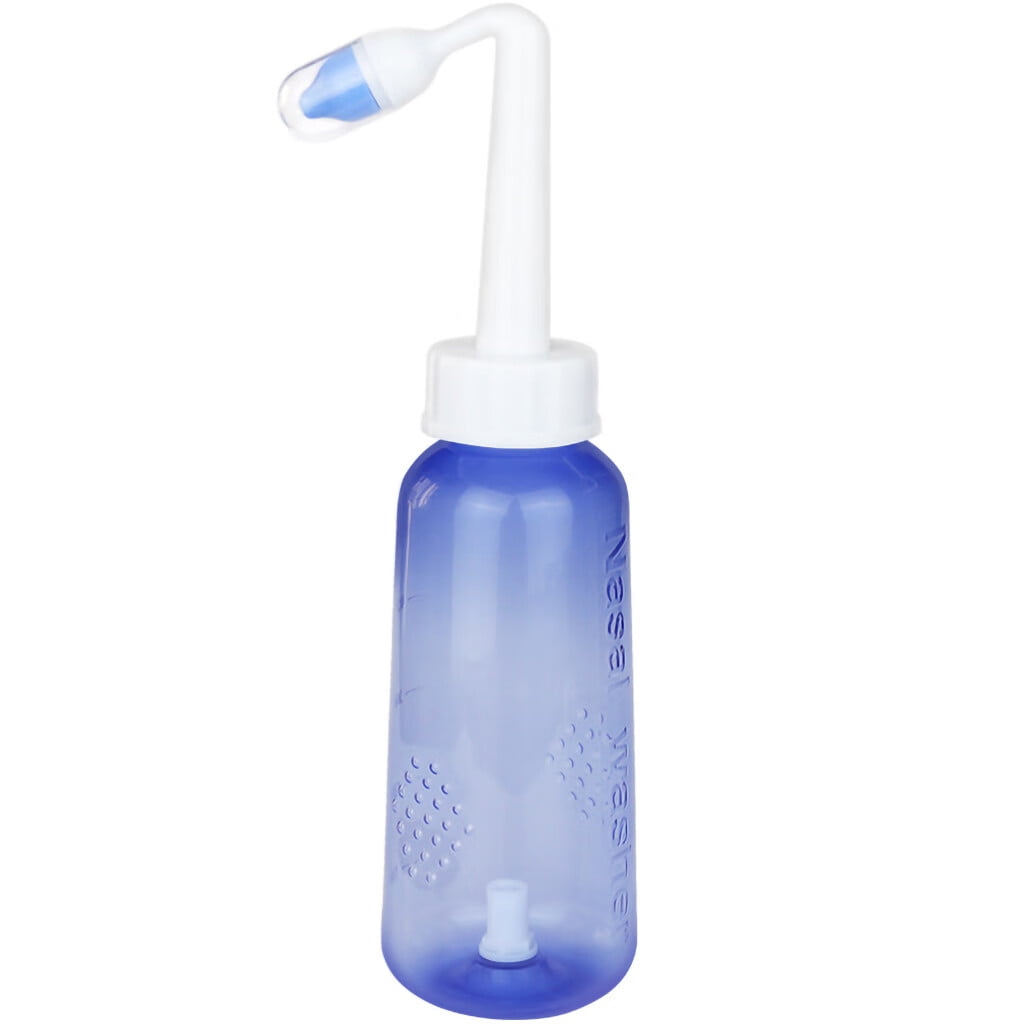 Sehao Travel Bottles Containers 300ml Nasal Wash Neti Pot Nose Clean Bottle Irrigator Saline Allergic Irrigation plastic