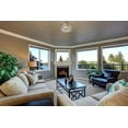 thumbnail image 2 of Z Lite 464F13-BN 5.25 x 13 in. Bohin 2 Light Flush Mount with Clear Seedy Glass, Brushed Nickel, 2 of 4