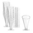 thumbnail image 2 of TOPRenddon 20 Pack Clear Dessert Cups, 4 oz Disposable Plastic Champagne Flutes Cocktail Glasses, Reusable Parfait Appetizer Cup Mousse Cups for Home Gatherings, Events, Parties, Weddings, 2 of 8