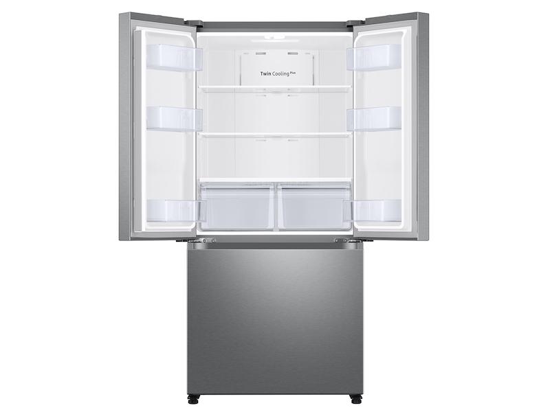 Samsung RF18A5101SR/AA 17.5 Cu. Ft. 3-Door French Door Counter Depth Smart Refrigerator with Twin Cooling Plus - Stainless Steel - NEW