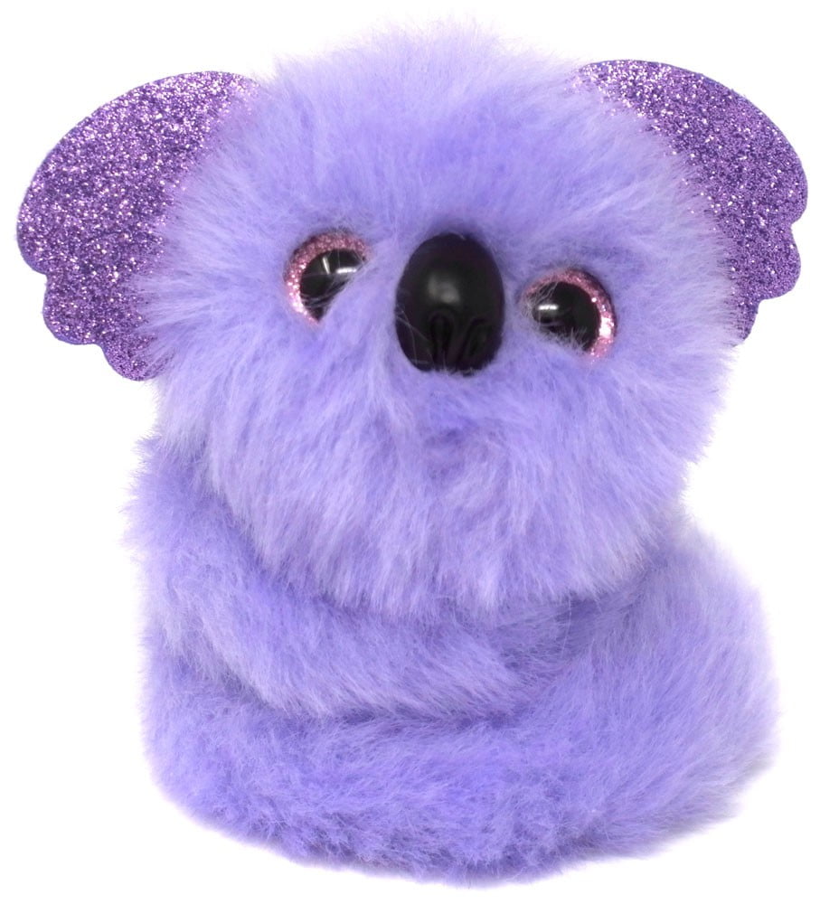 Pomsies Pet Interactive Plush Koala Sydney PURPLE Pom Pom Wearable Toy 