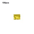 thumbnail image 4 of Injueey Paquete de 100 piezas Bolsa de papel de aluminio Contenedores de muestra Soportes de polvo cosmético Bolsas de paquete Ziplock Bolsa de embalaje Type2 NO2 Injueey HA060121-22, 4 of 6