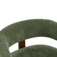 thumbnail image 5 of Christopher Knight Home 31" Modern Upholstered Accent Armchair with Wooden Legs, Green, 5 of 11