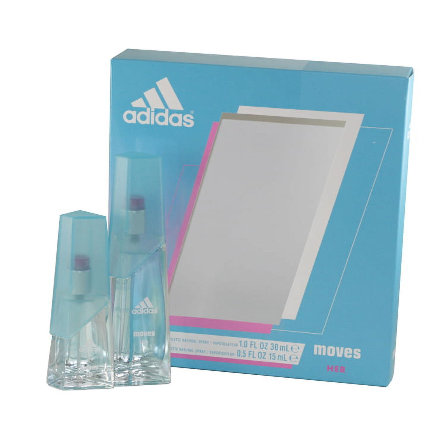 Adidas Moves for Her, 0.5 Ounce Eau De Toilette, 1.0 Ounce Eau De Toilette, 1 Count