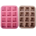 thumbnail image 3 of Molde para pan antiadherente cuadrado con forma de taza, para hacer mini hamburguesas, para hornear en casa, 3 of 5