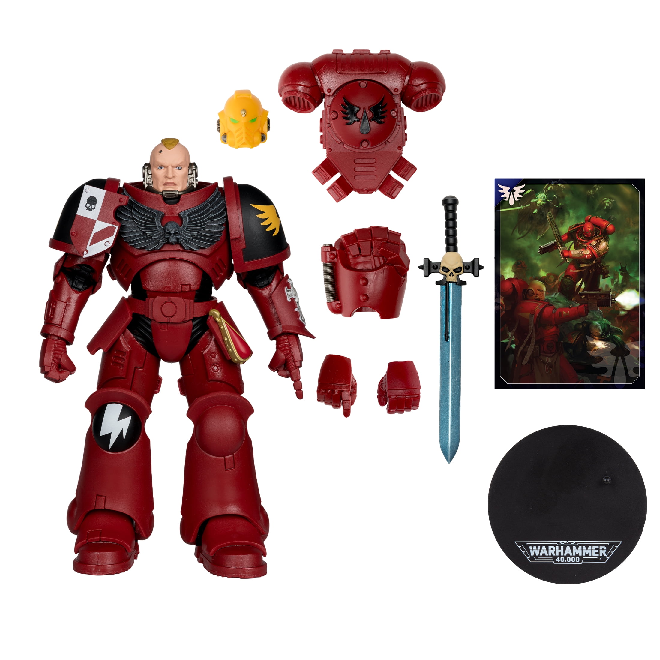 Assault Intercessor Sergeant: Blood Angel (Warhammer 40,000) 7" Figure - McFarlane Toys