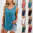 thumbnail image 5 of enyan Women's Double Lined Basic Tank Top Adjustable Spaghetti Straps Sleeveless Camisole Shirts Women Athletic Tops,White,XL, 5 of 7