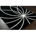 thumbnail image 4 of BoutiqueRugs Harlem Contemporary Area Rug - Black, Cream - 4' Square, 4 of 19