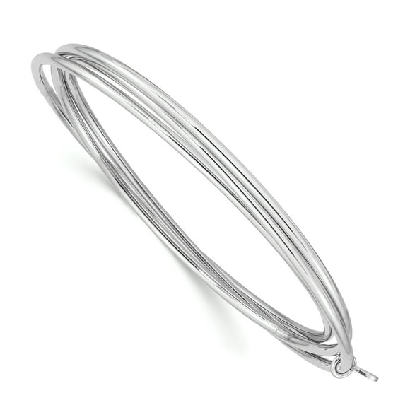 925 Sterling Silver Bangle Bracelet Slip On