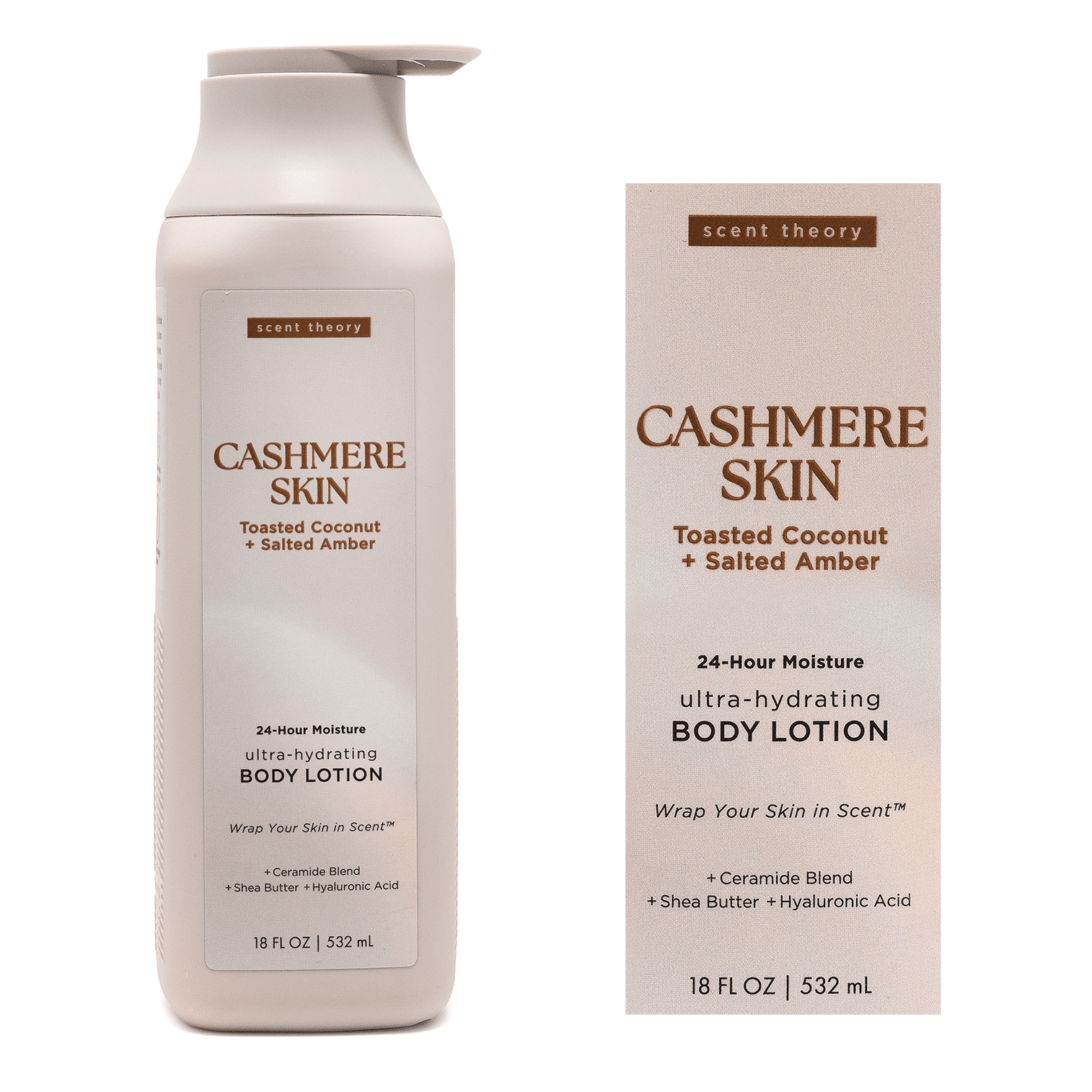 Scent Theory Body Lotion with Shea Butter, All Skin Types, Cashmere Skin, 18 fl oz