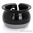 thumbnail image 3 of Milltown Merchants Ceramic Yarn Bowl - Yarn Holder - Knitting Accessories (Black), 3 of 4