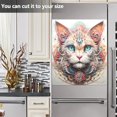 thumbnail image 5 of Coolnut Magnetic Dishwasher Stickers Fantasy Cat Kitchen Dishwasher Cover Sticker, Panel Decal Home Cabinet Appliances Stickers 20in W x 26in H Home Decor, 5 of 5