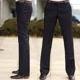 thumbnail image 4 of Pantalones de traje para hombre con trenzas grises, pantalones de talla grande para hombre, traje ajustado, ropa de trabajo, verano vintage 2024, elegante, con estilo, barato, 4 of 5