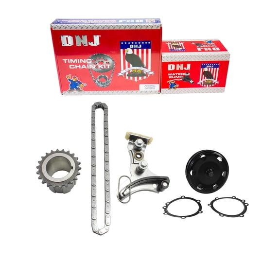 DNJ TK4308WP Timing Chain Kit with Water Pump Fits Cars & Trucks 14-20 Cadillac 6.2L V8 OHV 16V
