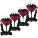thumbnail image 1 of 4 Piezas de Correa de Soporte Portátil para Copas de Vino, Correa de Soporte para el Cuello para Herramientas de Cóctel de Cumpleaños B, 1 of 7