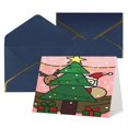 thumbnail image 4 of Feliz Navidad 3 tarjeta de felicitación calidez Navidad exclusivo enviar familiares y amigos, 4 of 4