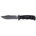 thumbnail image 2 of SOG SEAL Pup Fixed Blade M37N-CP, Black Powder Coated 4.75" AUS-8 Blade, GRN Handle, MOLLE Compatible Nylon Sheath, 2 of 3