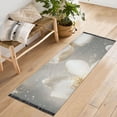 thumbnail image 6 of Gold Flowers Runner Rug Non-Slip Area Rugs Linen Washable Non Shedding for Kitchen Bedroom Carpet, 6 of 8