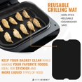 thumbnail image 4 of czcpp-Air Accessoires pour Friteuse Ninja Foodi TG Smart FG551 6-en-1 Grill Intérieur, Tapis Réutilisable Résistant à la Chaleur pour Friteuse, Accessoires Ninja Foodi, Remplacement Facile à Nettoyer pour Papier Parchemin, 4 of 4