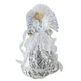 thumbnail image 1 of Northlight Robe d'Ange Blanche et Argentée 16 Pouces à Paillettes pour Arbre de Noël, 1 of 3