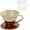 Brown, variant on Reusable Ceramic Pour Over Coffee Dripper Porcelain Drip Coffee Maker with Hole Flat Bottom Ceramic Pour Over Maker for Office,Home,Travel,Camping (Blue)
