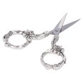 thumbnail image 4 of Vintage Flower Scissors, DIY Embroidery Cross Stitch Craft Sewing Accessories Antique CollectionSilverVintage European Style Needlework Tool Retro CollectionSilver, 4 of 7