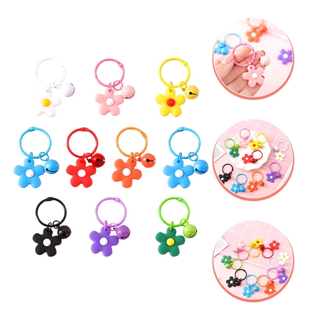 KAKOWELY 10Ud Llavero Colgante Con De Y Campana Ideal Para Regalo Y