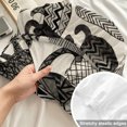 thumbnail image 4 of Twin XL Size Fitted Sheet Set - Cat 2 Piece Bedding Sets 16" Deep Pocket Fitted Sheet with 1 Pillowcases, Vintage Geometric Abstract Polka Dot Brushed Microfiber Hotel Luxury Bed Sheets, 4 of 9