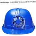thumbnail image 2 of Industrial Safety Helmet With Solar Cooling Fan Construction Worker Hard Hat Blue Safety Helmet Fire Protectionblue1pcs), 2 of 5