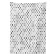thumbnail image 3 of Ambesonne Geometric Tablecloth Rectangular Table Cover, Zig Zag Hexagon, 52"x70", White, 3 of 4