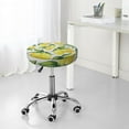 thumbnail image 6 of Round Stool Covers,Lemon Bar Stool Slipcover Round, Soft Bar Stool Seat Cover Cushion 12 Inch ,24jl02aA18, 6 of 7