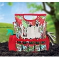 thumbnail image 4 of 9-piece Garden Tools Set with Gloves and Floral Tote Bag - Gardening Hand Tools Kit with Storage Bag, Gifts for Women, 4 of 4