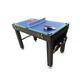 thumbnail image 6 of KICK Quad 48″ 4-in-1 Multi Game Table (Brown) - Foosball, Billiards/Pool, Glide Hockey and Table Tennis, 6 of 10
