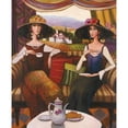 thumbnail image 3 of Unknown 12x14 Black Modern Framed Museum Art Print Titled - Tea Time Center, 3 of 5