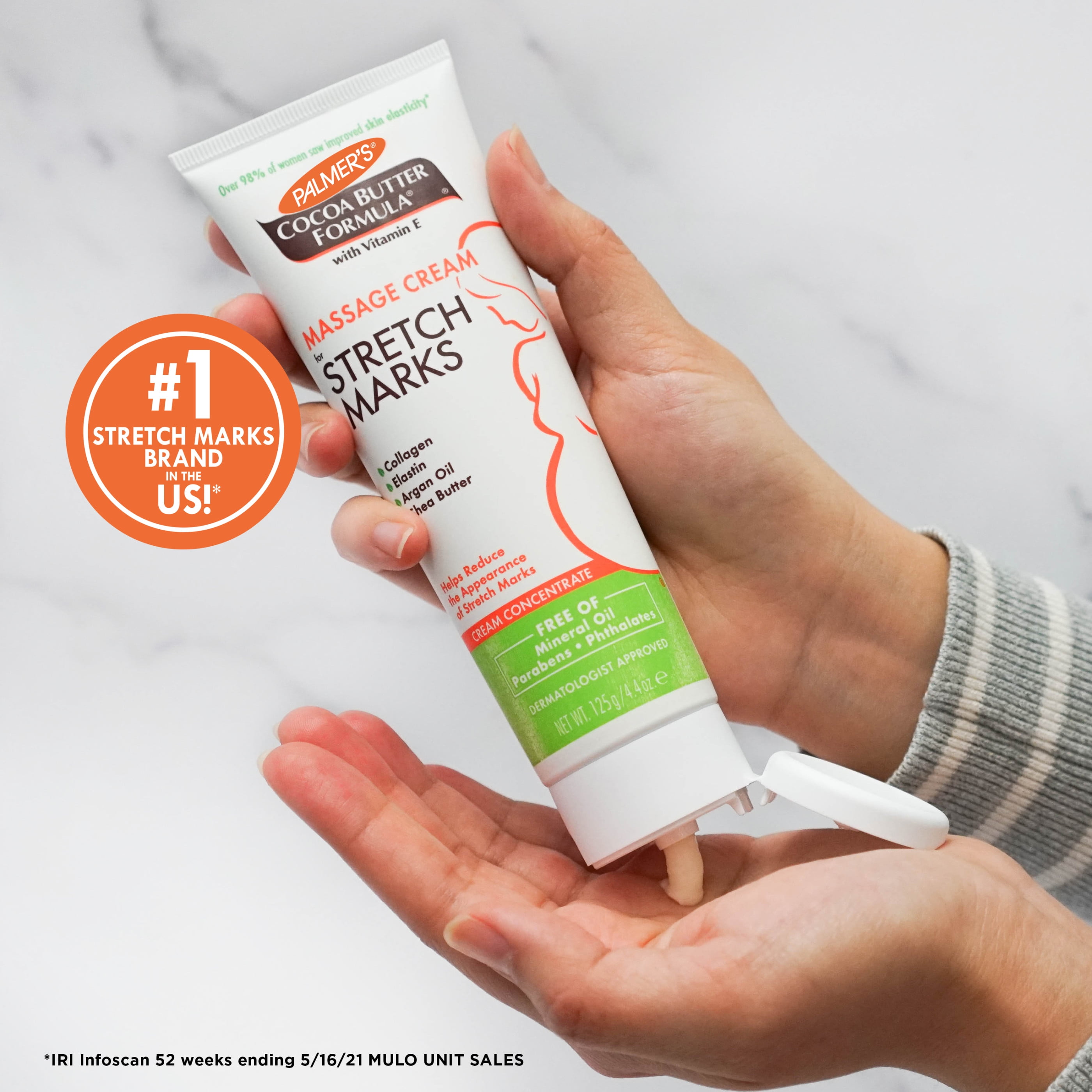Mild At forurene At læse Palmer's Cocoa Butter Formula Massage Cream for Stretch Marks, 4.4 oz. -  Walmart.com