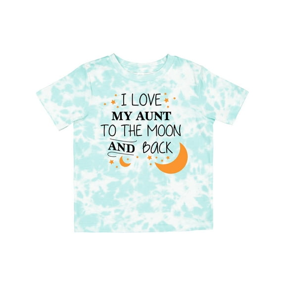 Inktastic I Love My Aunt to the Moon and Back Boys or Girls Toddler T-Shirt