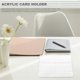 thumbnail image 4 of Business Card Holder, 8 Pocket Acrylic Business Card Holder for Desk Business Card Stand Desktop Bus, 4 of 5