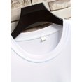 thumbnail image 3 of Girls' Summer Fashion Short Sleeve T-Shirt, Casual Crew Neck Knit Top with "Smile" Print,Cotton 100% Medium Stretch, Regular Fit for Spring/Summer, 3 of 6