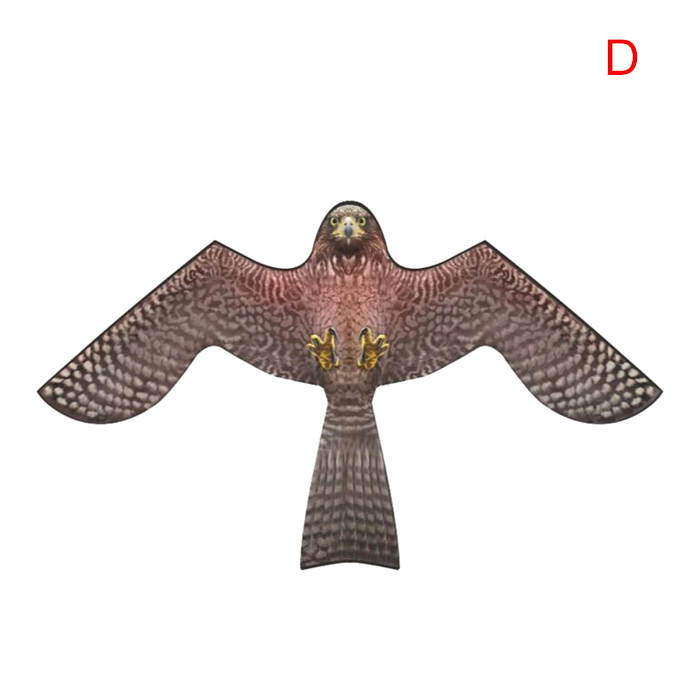 3D Hawk Kite Flying Bird Decoy Pest Control Repellent Deter Scarer Scarecrow 